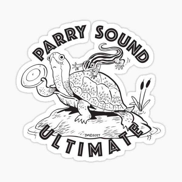 Ultimate Frisbee Parry Sound Sticker