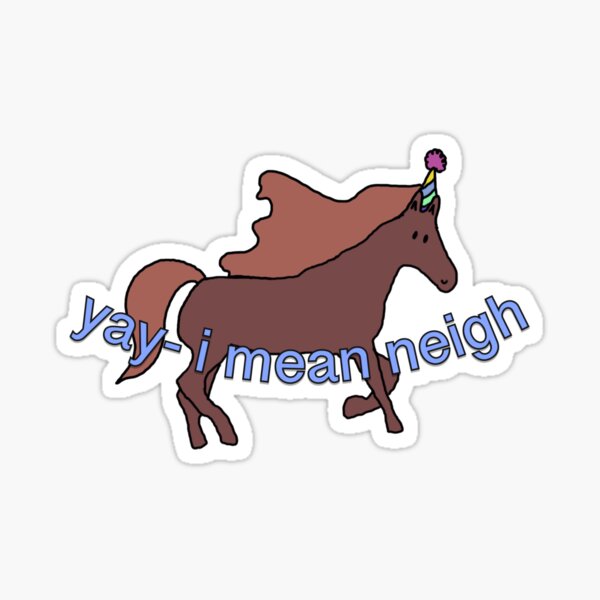 Item preview, horse yay  designed and sold by glocreate.