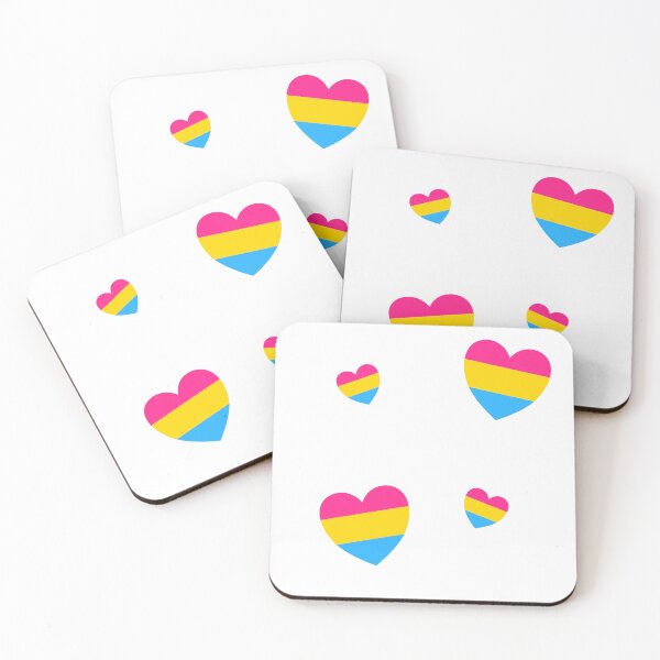 Item preview, Pansexual Flag Hearts Pack designed and sold by Inspirationmotivation.