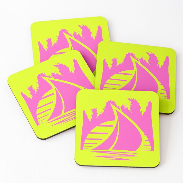 Item preview, Ship Sun Palm Trees South Sea Evening Cool Sunset designed and sold by shirt-o-mat.