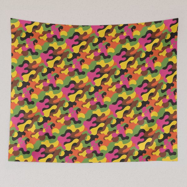 Item preview, Psychedelic Concealment: A Pop Art Pattern designed and sold by 89BLACK.