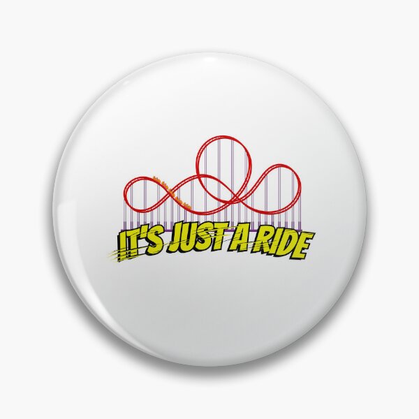 Item preview, It's Just a Ride Ride The Cyclone Quote designed and sold by MelanieRdz.