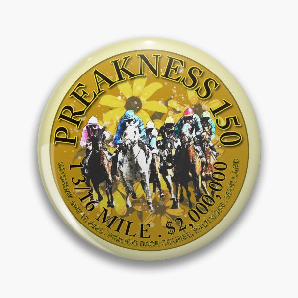 Item preview, 2025 Preakness Stakes 150 horse racing design designed and sold by Ginny Luttrell.