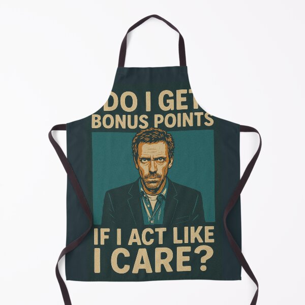 Item preview, "Do I get bonus points if I act like i care?" House M.D. quotes designed and sold by FreckledBrats.