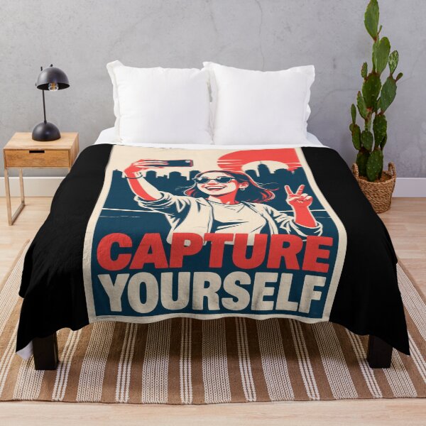 Item preview, Capture Yourself – Selfie Girl in Retro Hope Style designed and sold by HoopeStylee.