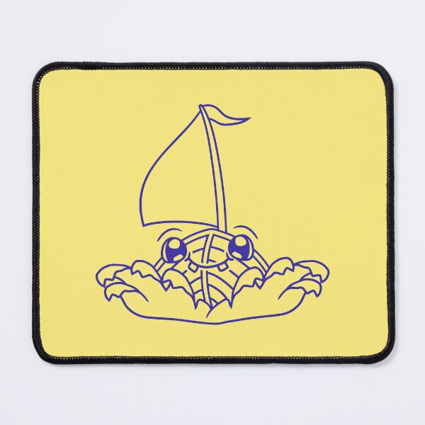 Item preview, Cute Funny Boat Waves Sails Face Smiles Cool Comic designed and sold by shirt-o-mat.