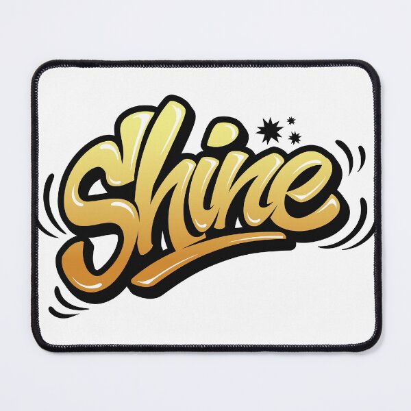 Item preview, Shine – Positive Typography Sticker with Elegant Gradient designed and sold by PigpanStickerrr.