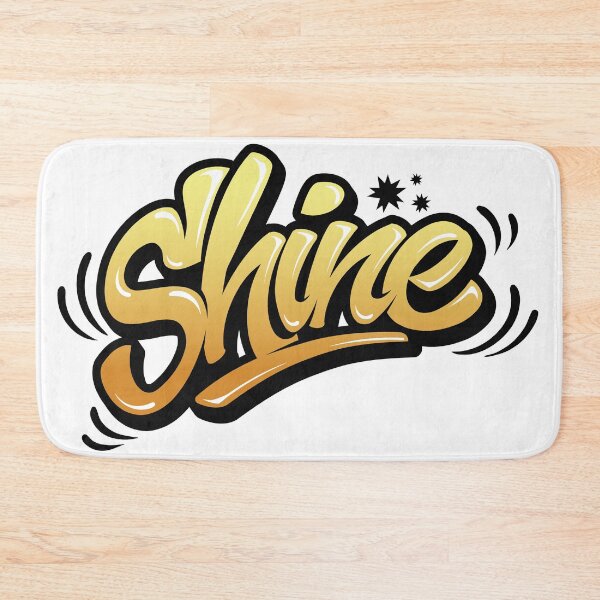 Item preview, Shine – Positive Typography Sticker with Elegant Gradient designed and sold by PigpanStickerrr.
