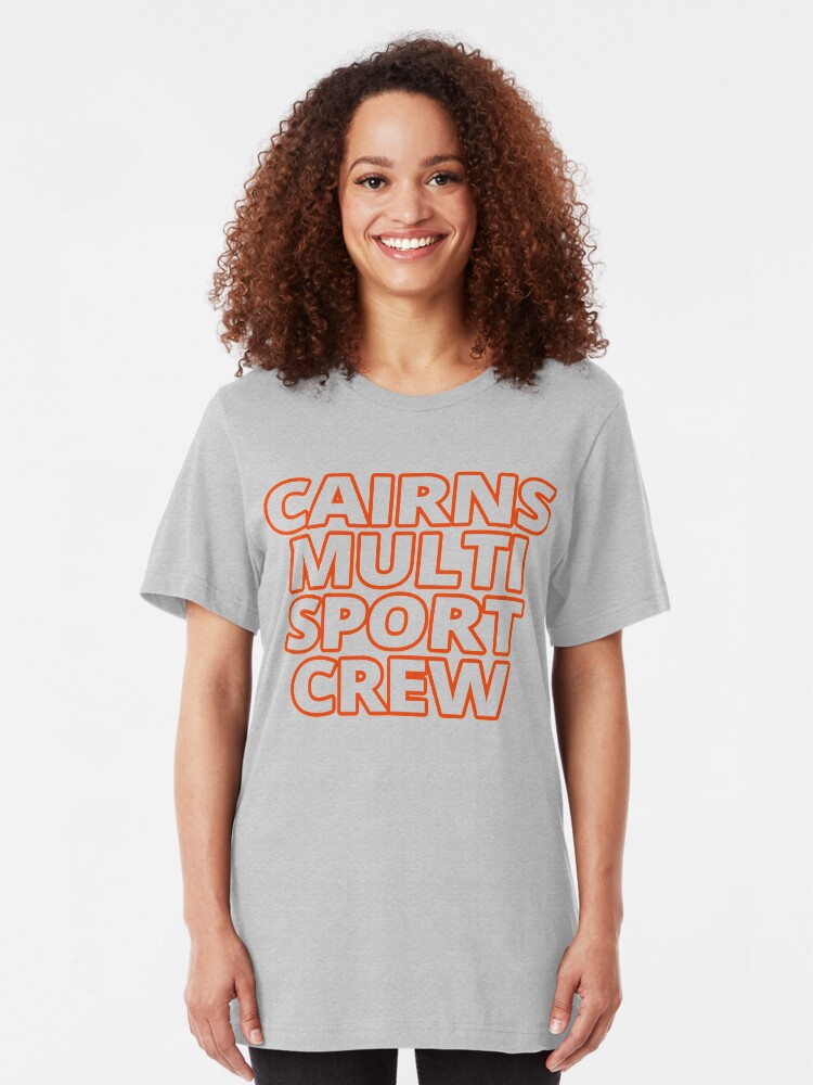 Alternate view of Cairns MultiSport Crew - merch/swag/gear Slim Fit T-Shirt