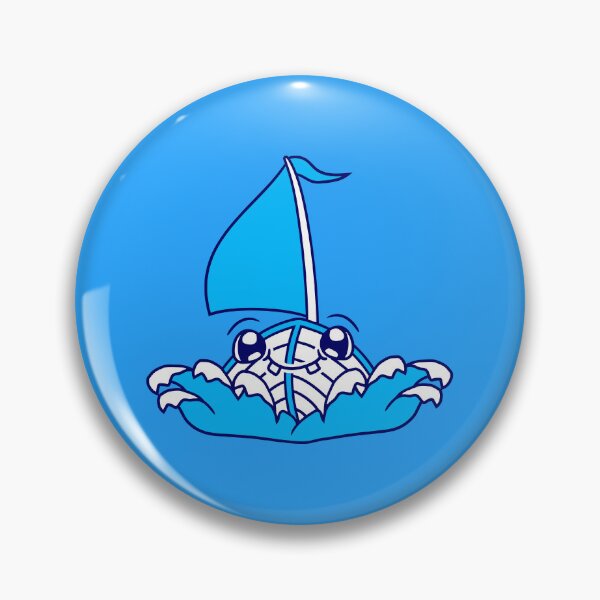 Item preview, Cute Funny Boat Waves Sails Face Smiles Cool Comic designed and sold by shirt-o-mat.