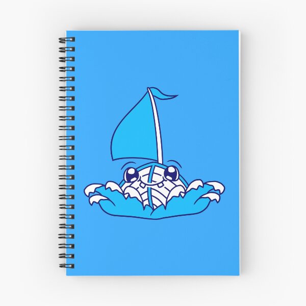 Item preview, Cute Funny Boat Waves Sails Face Smiles Cool Comic designed and sold by shirt-o-mat.