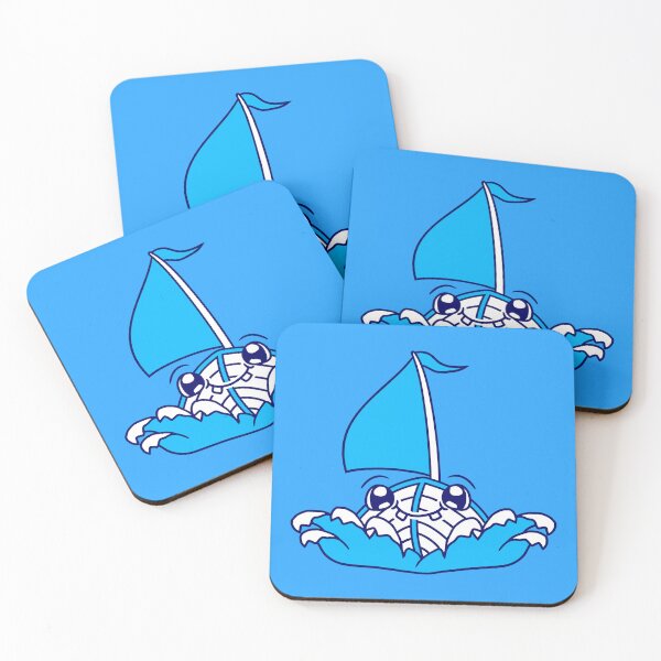 Item preview, Cute Funny Boat Waves Sails Face Smiles Cool Comic designed and sold by shirt-o-mat.