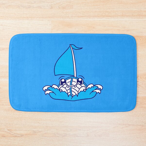 Item preview, Cute Funny Boat Waves Sails Face Smiles Cool Comic designed and sold by shirt-o-mat.