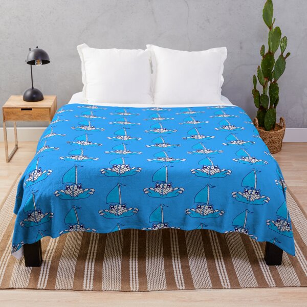Item preview, Cute Funny Boat Waves Sails Face Smiles Cool Comic designed and sold by shirt-o-mat.