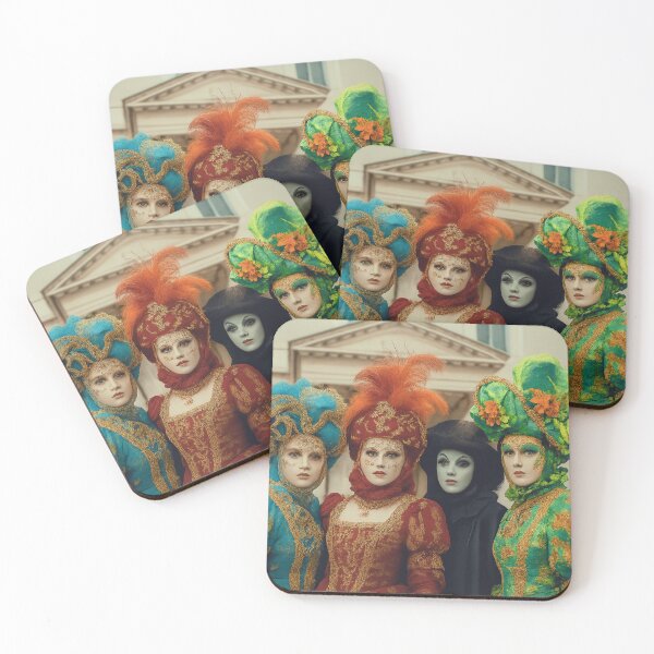 Item preview, Venice Carnival Portraits with Opera Backdrop designed and sold by branaghbel.