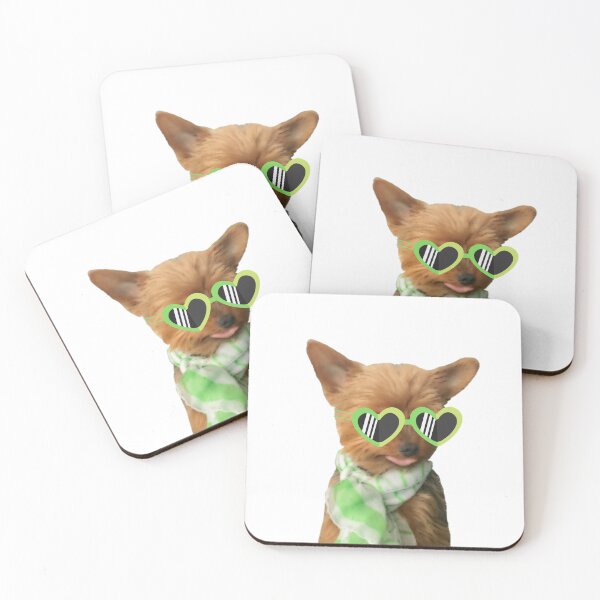 Item preview, Cute Yorkie with Heart Sunglasses | Yorkshire Terrier Dog Sticking Tongue Out - Humor designed and sold by Yorkie  Love.