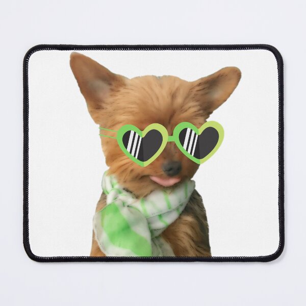 Item preview, Cute Yorkie with Heart Sunglasses | Yorkshire Terrier Dog Sticking Tongue Out - Humor designed and sold by Yorkie  Love.