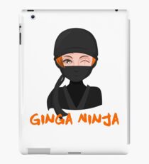 Ginga Ninja Ginger AF Redhead Funny Novelty Gingers Rule iPad Case/Skin