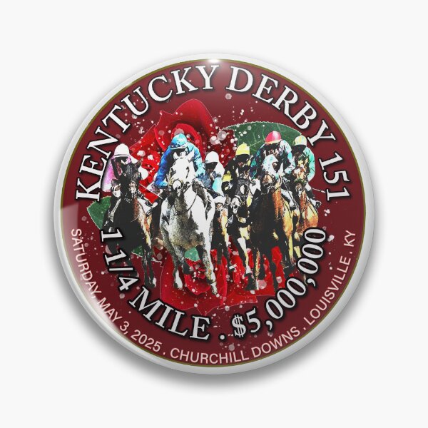 Item preview, 2025 Kentucky Derby 151 horse racing design designed and sold by Ginny Luttrell.