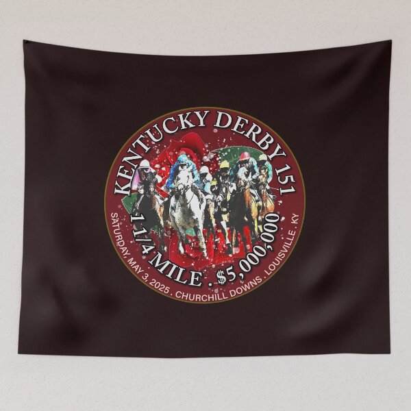 Item preview, 2025 Kentucky Derby 151 horse racing design designed and sold by Ginny Luttrell.