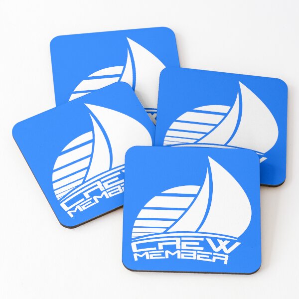 Item preview, Crew Member Text Sun Team Member Sailing Fun Logo designed and sold by shirt-o-mat.