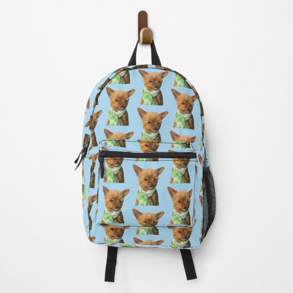 Item preview, Cute Yorkie Dog Sticking Tongue Out - Yorkshire Terrier Dog | Blue Background designed and sold by Yorkie Love.