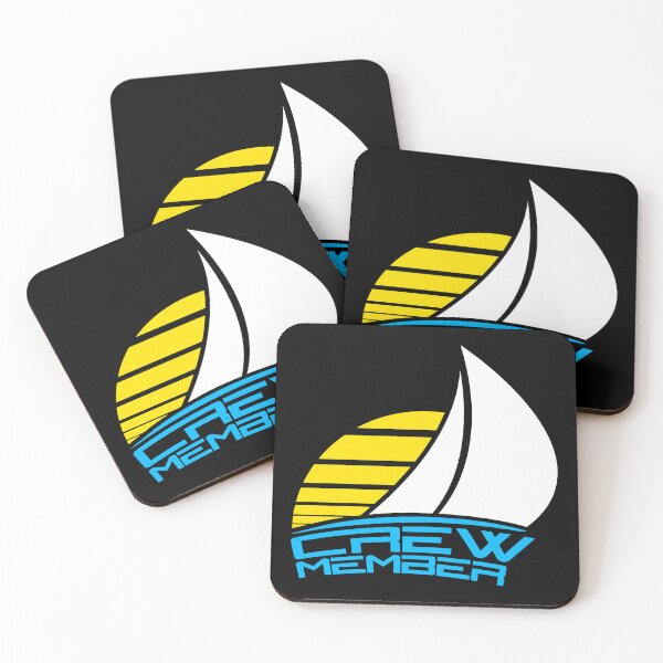 Item preview, Crew Member Text Sun Team Member Sailing Fun Logo designed and sold by shirt-o-mat.