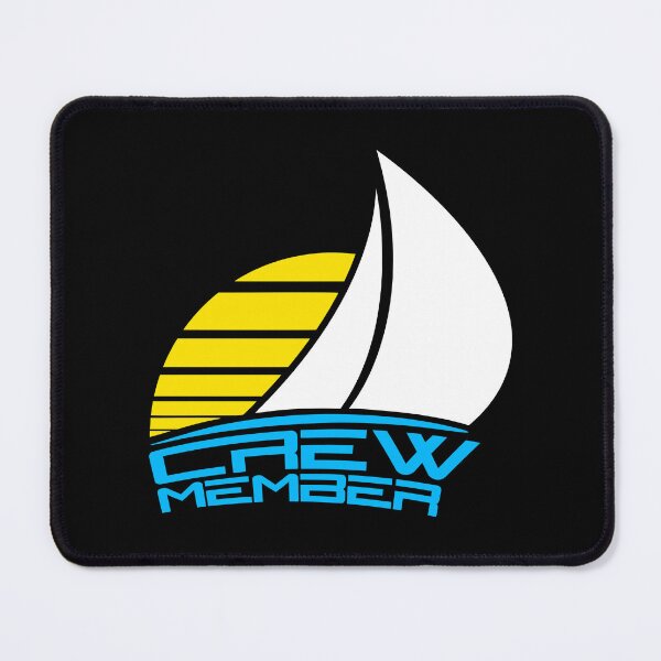 Item preview, Crew Member Text Sun Team Member Sailing Fun Logo designed and sold by shirt-o-mat.