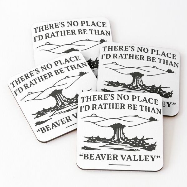 Item preview, Theres No Place Id Rather Than Beaver Valley Funny  designed and sold by PrintItStudio.