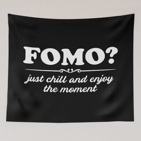 Item preview, FOMO? Just chill and enjoy the moment designed and sold by Neonyx2020.