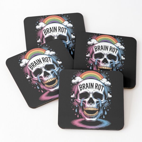 Item preview, The Brain Rot skull designed and sold by SidTastic .