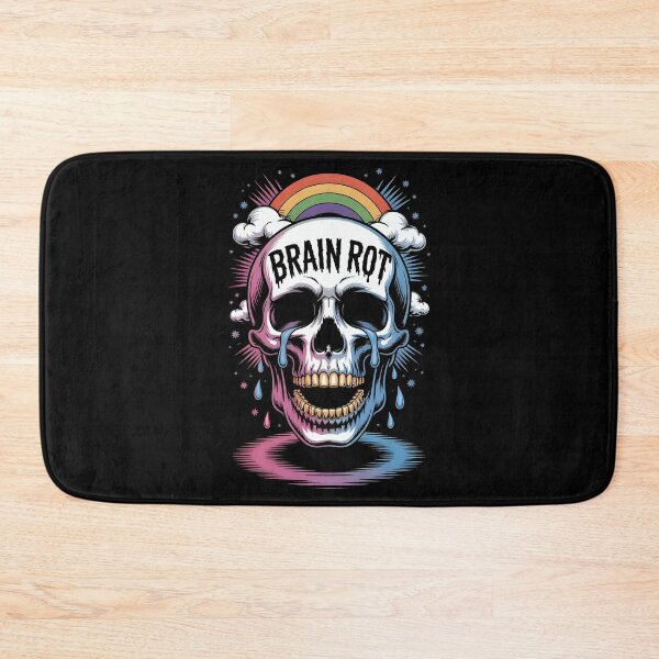 Item preview, The Brain Rot skull designed and sold by SidTastic .