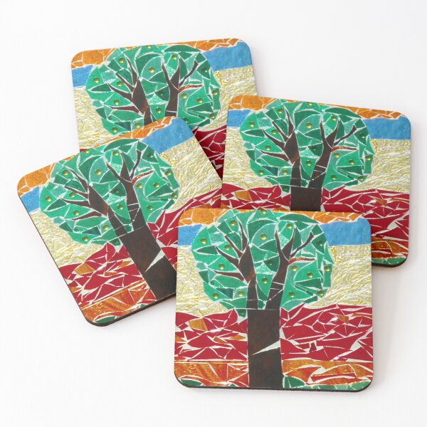Item preview, Worshipping Tree at Sunset designed and sold by Sgraffito Artworks.