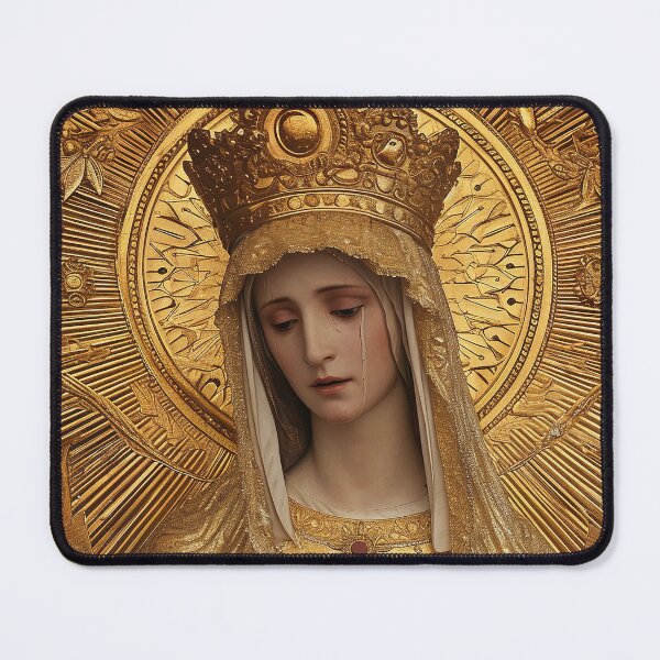 Item preview, Gate of Eternity - The Golden Mary - Tribute to Our Lady of the Gate of Dawn designed and sold by SanctifiedSouls.