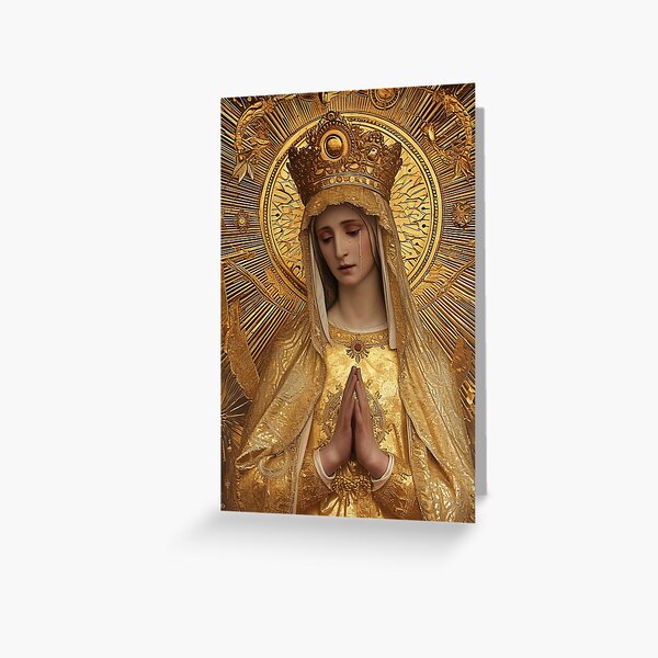Item preview, Gate of Eternity - The Golden Mary - Tribute to Our Lady of the Gate of Dawn designed and sold by SanctifiedSouls.