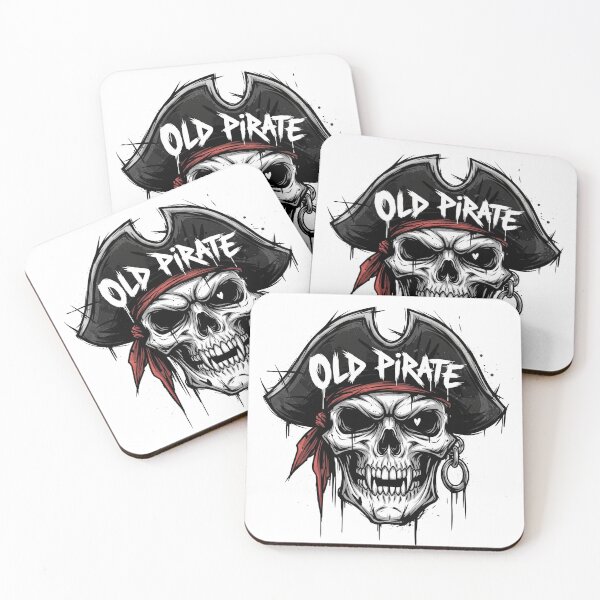 Item preview, Pirate Skull with Grunge Style designed and sold by JonelleTshirts.