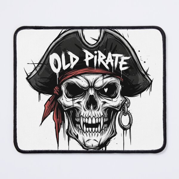 Item preview, Pirate Skull with Grunge Style designed and sold by JonelleTshirts.