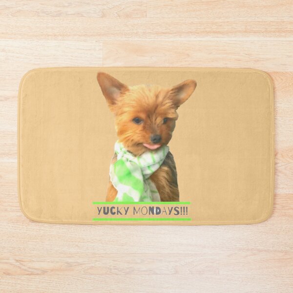 Item preview, Cute Yorkie Meme - Yucky Mondays  - Adorable Yorkshire Terrier Dog Sticking Tongue Out -  designed and sold by Yorkie  Love.