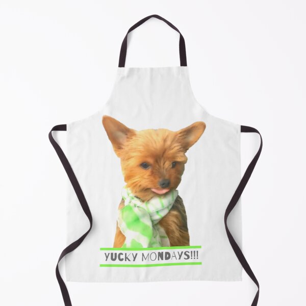 Item preview, Cute Yorkie Meme - Yucky Mondays - Adorable Yorkshire Terrier Dog Sticking Tongue Out - designed and sold by Yorkie Love.
