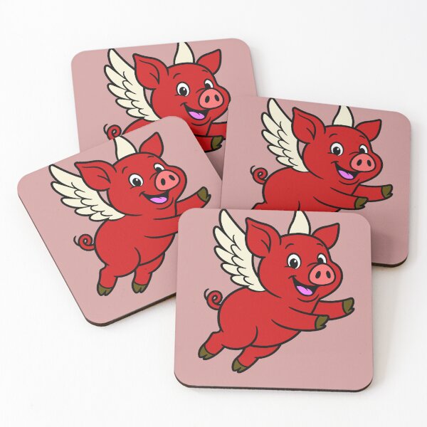 Item preview, When Pigs Fly - Red designed and sold by AngelMiette.