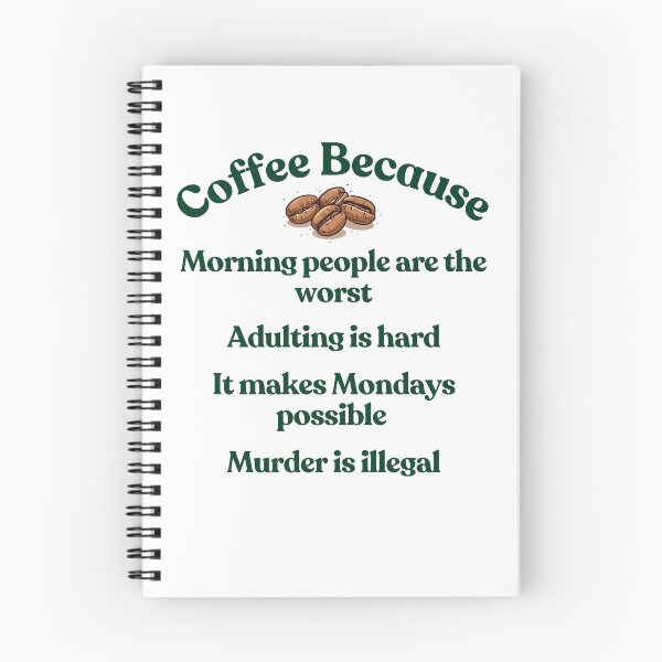 Item preview, Coffee Needed Because designed and sold by MoonMonkeyNbear.