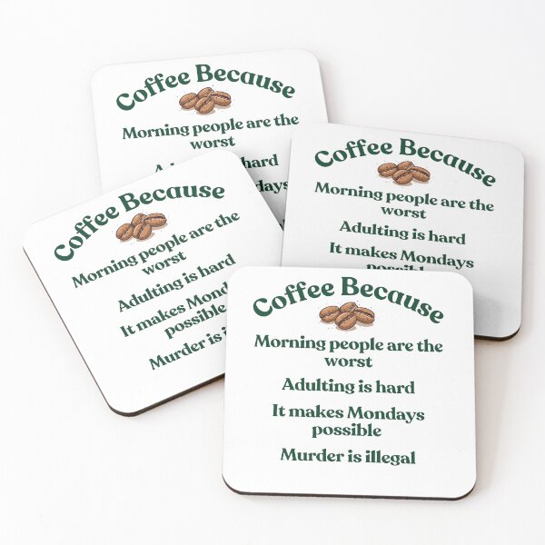 Item preview, Coffee Needed Because designed and sold by MoonMonkeyNbear.