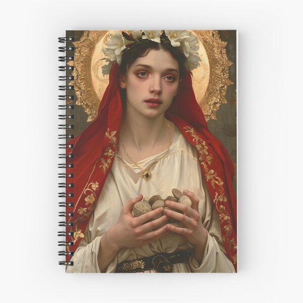 Item preview, Saint Emerentiana designed and sold by SanctifiedSouls.