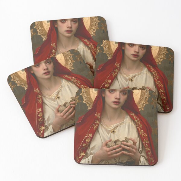 Item preview, Saint Emerentiana designed and sold by SanctifiedSouls.