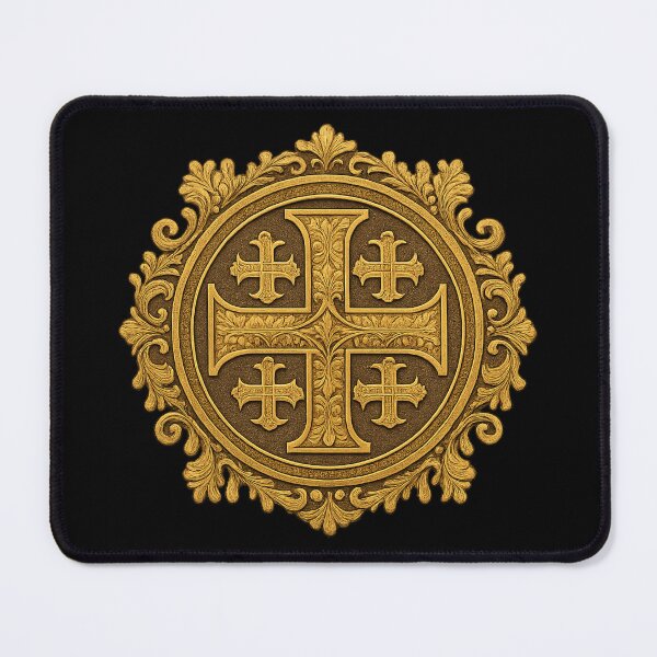 Item preview, Jerusalem Cross Royal Style designed and sold by historyandmore.