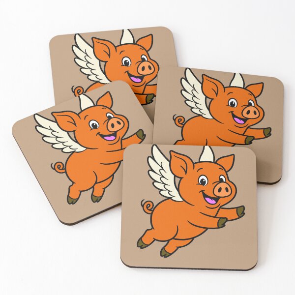 Item preview, When Pigs Fly - Orange designed and sold by AngelMiette.