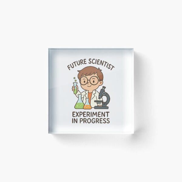 Item preview, Future Scientist – Experiment in Progress designed and sold by HandicraftArt.