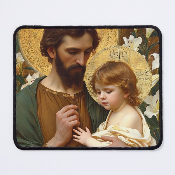 Item preview, Saint Joseph and the Christ Child designed and sold by SanctifiedSouls.
