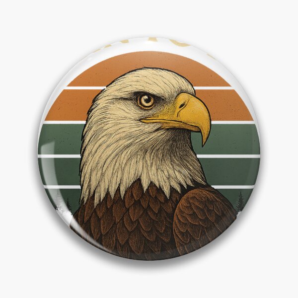 Item preview, Aigle en vol – Design vintage Born to Fly designed and sold by OTSC.