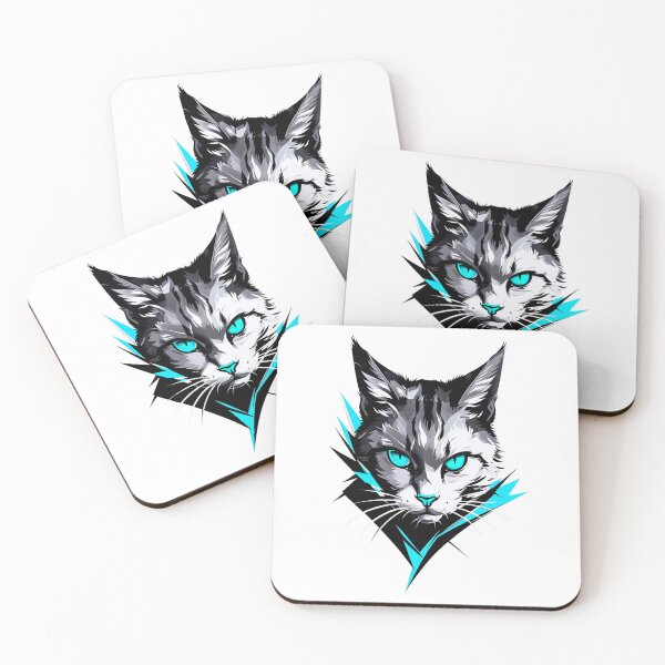 Item preview, Cat illustration - Blue designed and sold by StefAnimal.
